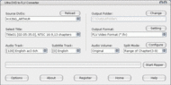 Ultra DVD to FLV Converter screenshot